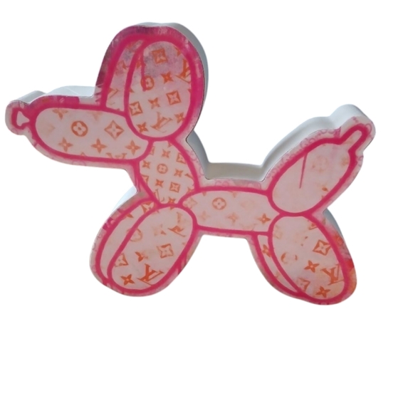 Other - Balloon Dog Shaped Wooden Wall Decor
